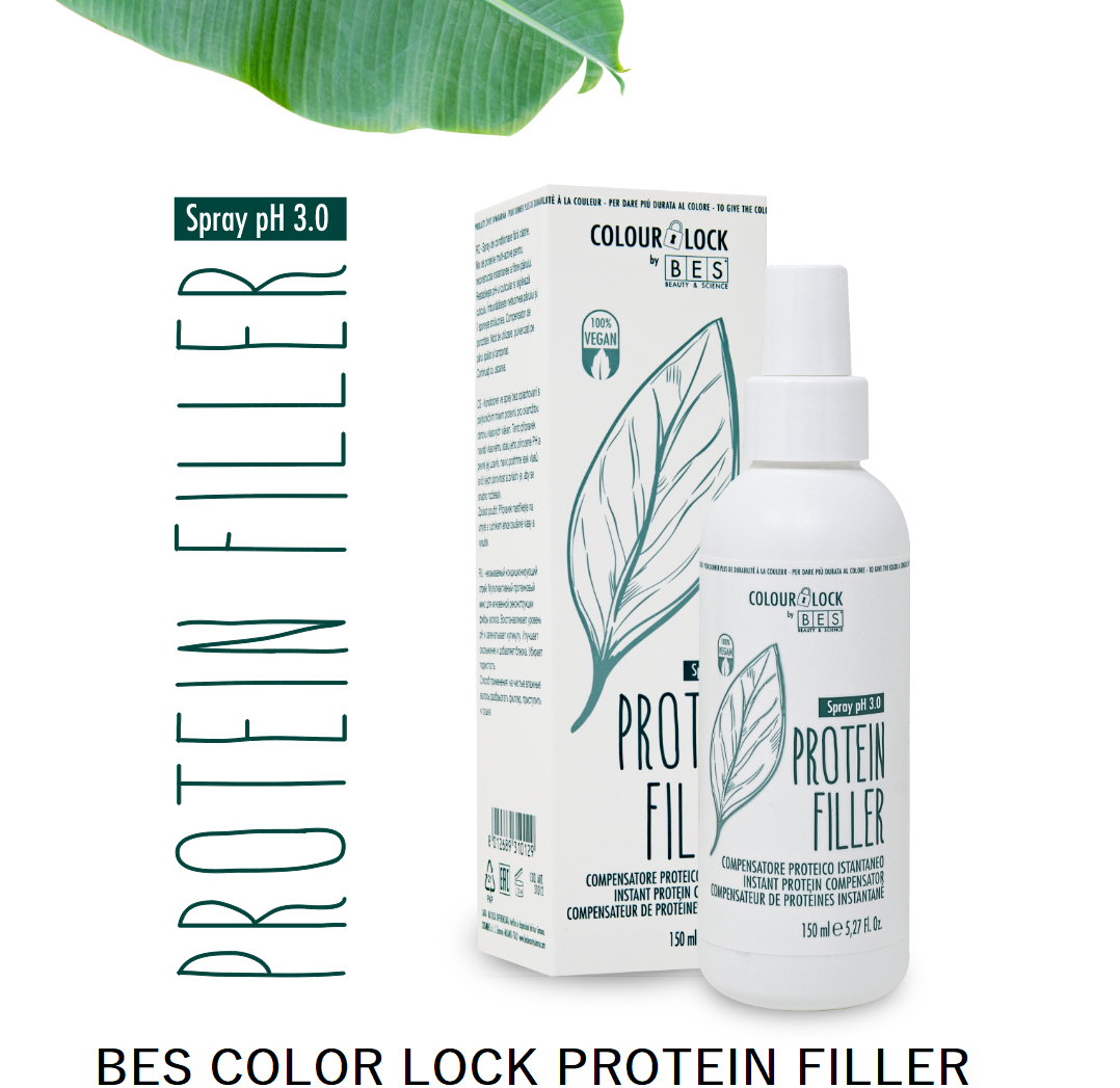 ПРОТЕИНОВ ФИЛЪР ЗА КОСА Bes Color Lock Protein Filler 150ml