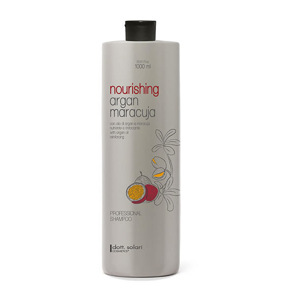 ПОДХРАНВАЩ ШАМПОАН С АРГАН И МАРАКУЯ Dott Solari Professional shampoo 1000ml