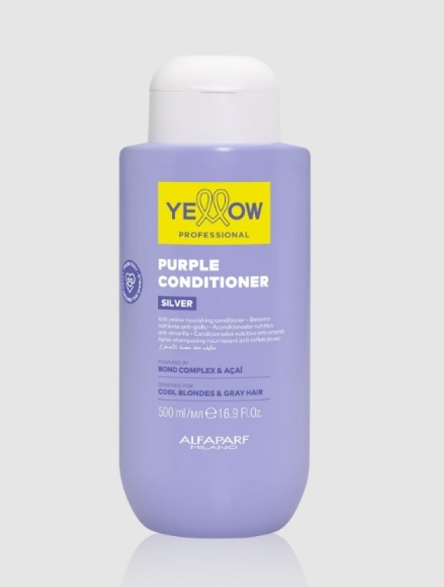 БАЛСАМ С АНТИ-ЖЪЛТ ЕФЕКТ ЗА СТУДЕНО РУСИ И БЕЛИ КОСИ Yellow Silver Conditioner 500ml