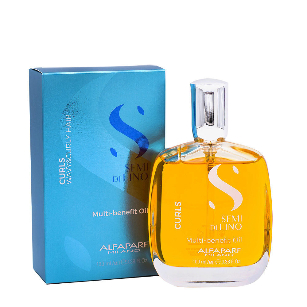 ХИДРАТИРАЩО МАСЛО ЗА КЪДРАВА КОСА Alfaparf Milano Semi di Lino Curls Multi Benefit Oil 