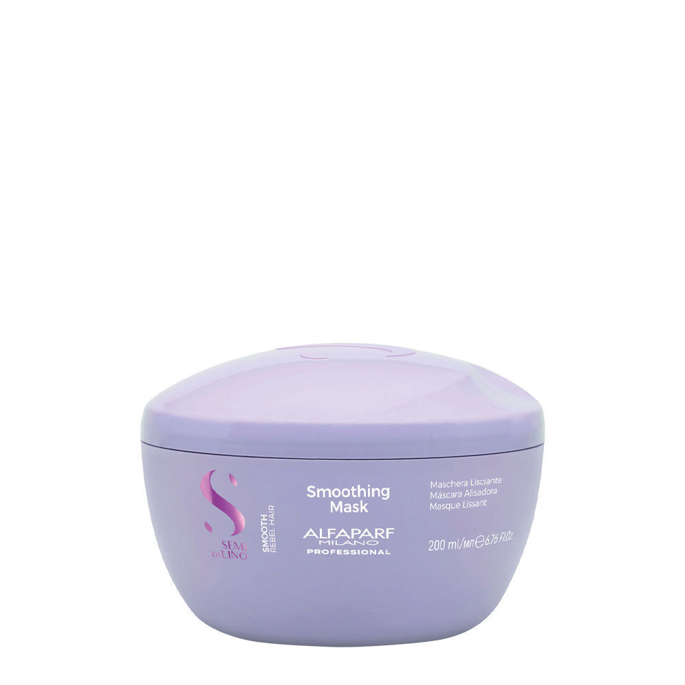 ИЗГЛАЖДАЩА ХИДРАТИРАЩА МАСКА Alfaparf Milano Semi di Lino Smooth Smoothing Mask 