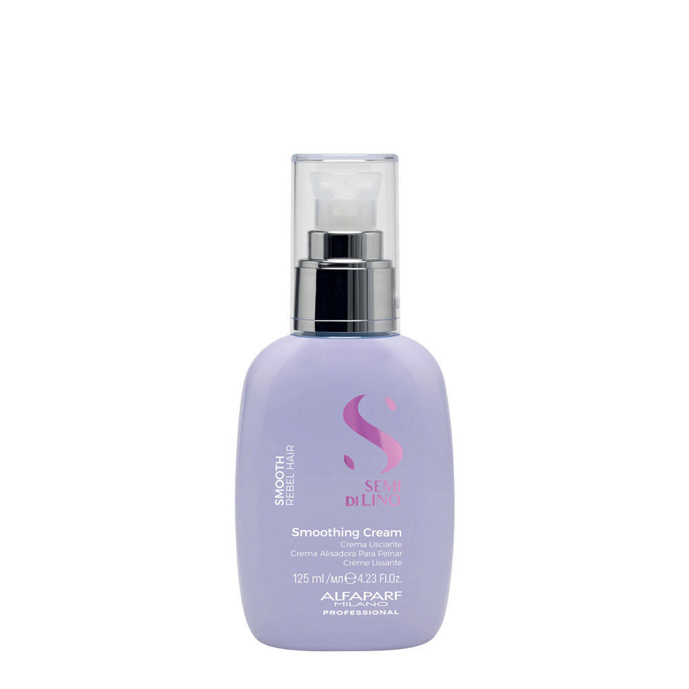 ИЗГЛАЖДАЩ КРЕМ Без отмиване Alfaparf Semi di Lino Smooth Smoothing Cream 125ml 