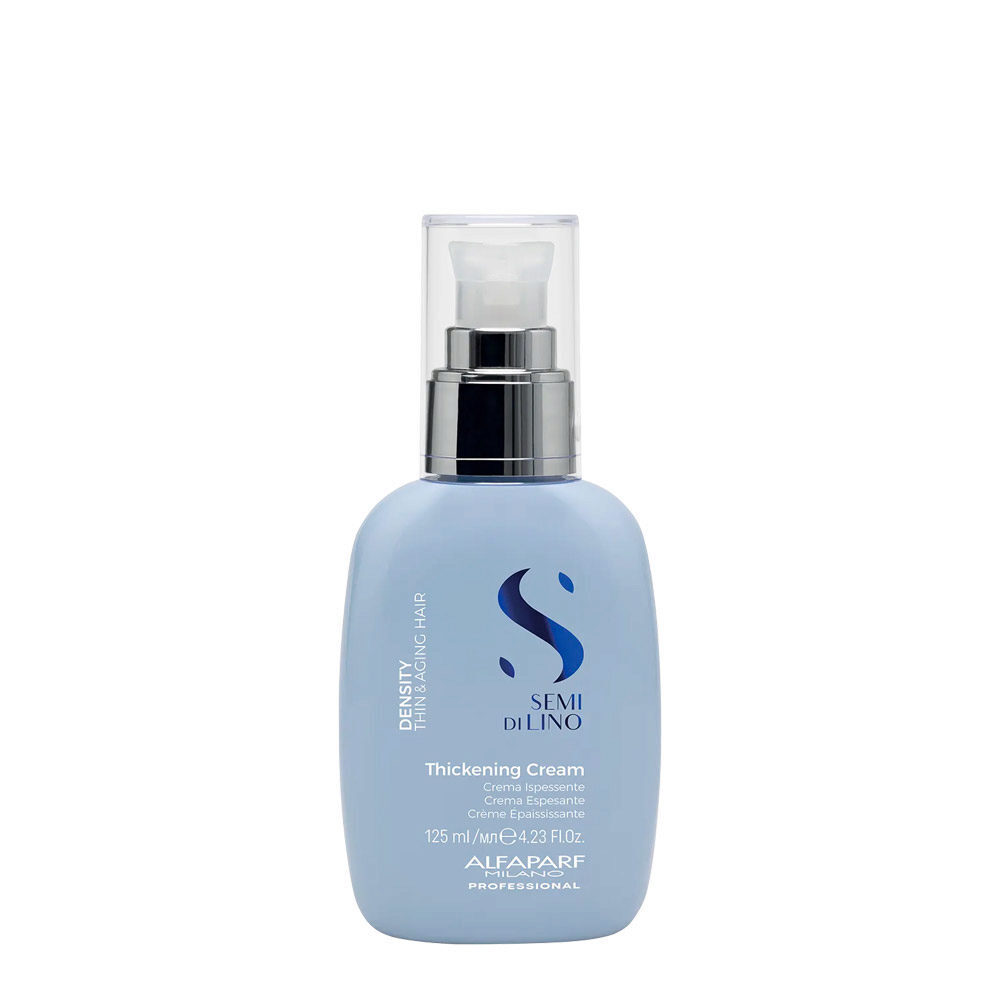 УПЛЪТНЯВАЩ КОСЪМА КРЕМ за обем Alfaparf Semi di Lino Density Thickening Leave-in Cream 125ml