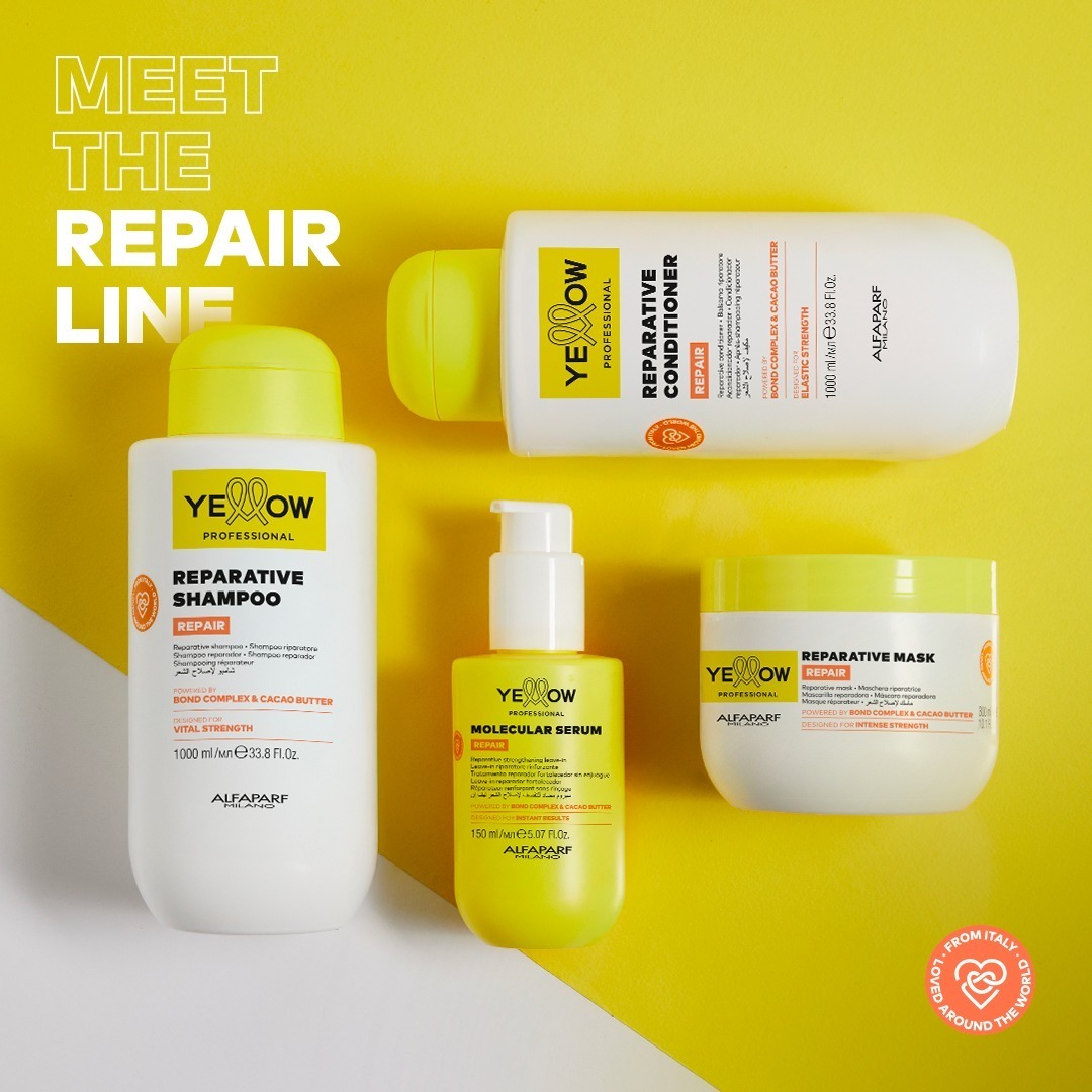 ВЪЗСТАНОВЯВАЩ БАЛСАМ с Бадемов протеин и Какао YELLOW Repair Conditioner 500ml