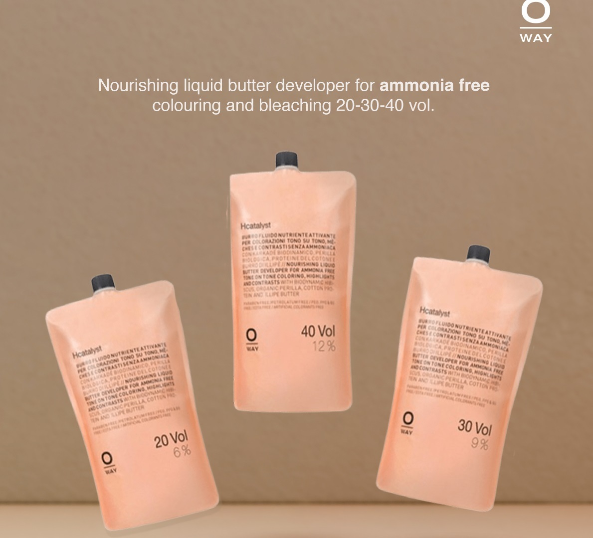 АКТИВАТОР ЗА БЕЗАМОНЯЧНО БОЯДИСВАНЕ OWAY 900ML  9VOL /2.7%
