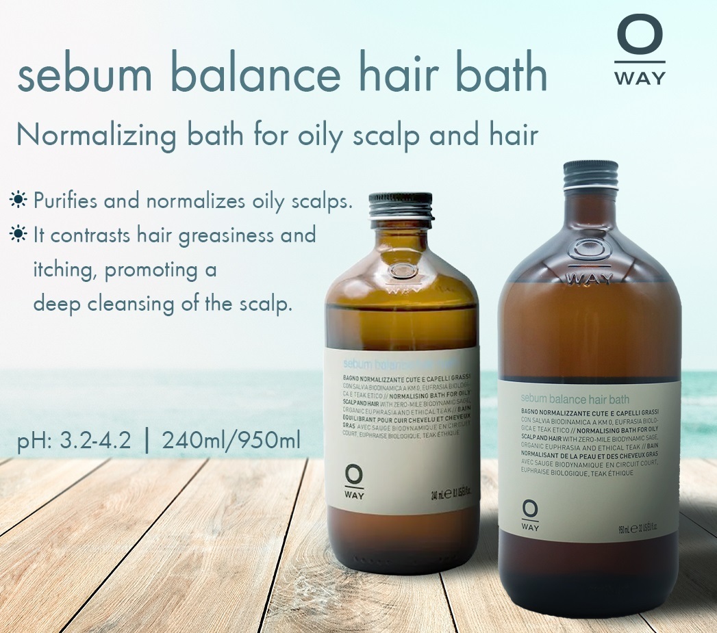 ШАМПОАН ЗА МАЗЕН СКАЛП OWAY Sebum Balance Hair Bath 240ml