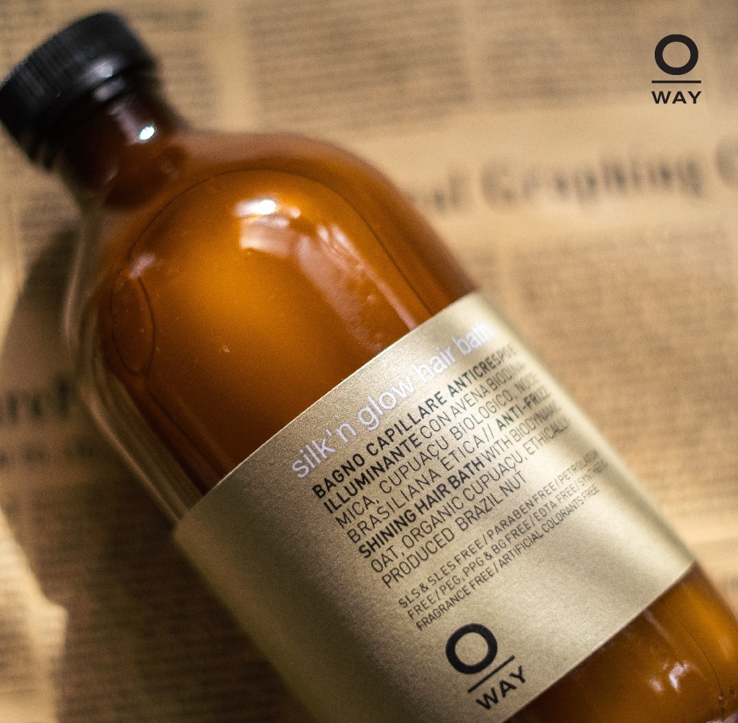  ОРГАНИЧЕН ШАМПОАН ЗА БЛЯСЪК ЗА СУХИ КОСИ OWAY Silk´n glow hair bath 500ml