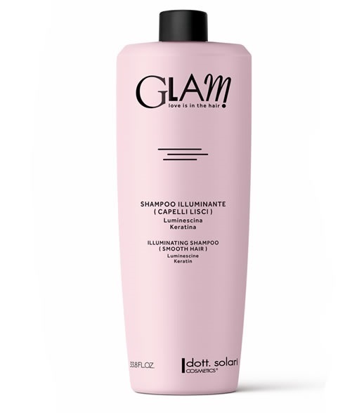 ИЗГЛАЖДАЩ ШАМПОАН ЗА ПРАВА КОСА Dott Solari Glam Iluminating Shampoo 1000ml