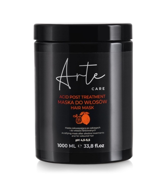 МАСКА С pH 4,5-5,5 ЗА СЛЕД БОЯДИСВАНЕ НА КОСАТА Arte Care Acid Mask 1000ml 