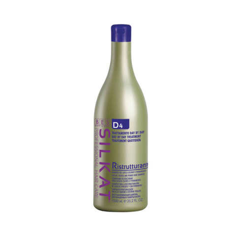 ВЪЗСТАНОВЯВАЩ ШАМПОАН ЗА ИЗТОЩЕНА КОСА  BES D4 SILKAT RISTRUTTURANTE 1000ml