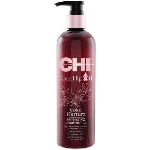 БАЛСАМ ЗА ЗАПАЗВАНЕ ЦВЕТА НА БОЯДИСАНА КОСА CHI Rose Hip Conditioner 340ml 
