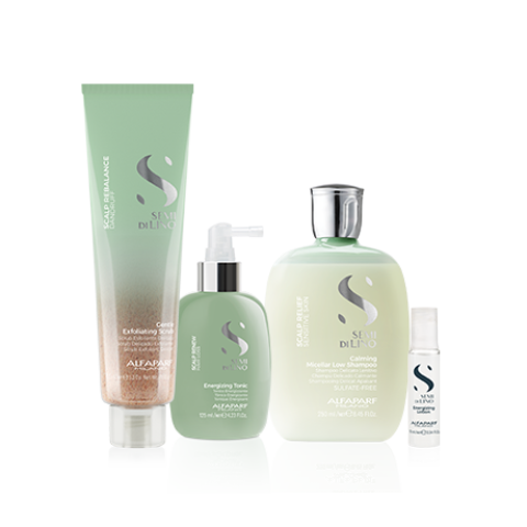 ЕКСФОЛИРАЩА ПИЛИНГ СКРАБ Alfaparf Milano Semi Di Lino Scalp Rebalance Exfoliating Scrub 150ml