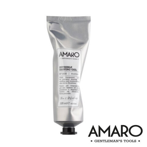 ПРОЗРАЧЕН ГЕЛ ЗА БРЪСНЕНЕ  AMARO INVISIBLE SHAVING GEL 125ML
