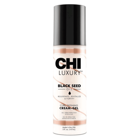ЛУКСОЗЕН КРЕМ ЗА ОФОРМЯНЕ НА КЪДРИЦИ С ЧЕРЕН КИМИОН CHI Luxury Curl Cream-Gel 148ML 