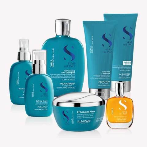 ХИДРАТИРАЩ ШАМПОАН ЗА КЪДРАВА КОСА Alfaparf Semi di Lino Curls Enhancing Shampoo