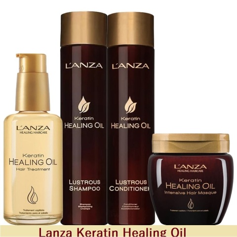 ЛУКСОЗНО КЕРАТИНОВО МАСЛО LANZA KERATIN HEALING OIL 185ML