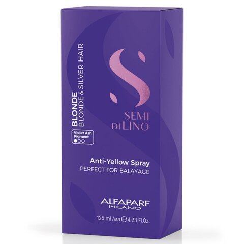 СПРЕЙ ПРОТИВ ЖЪЛТИ ОТТЕНЪЦИ Alfaparf Milano Semi di Lino Blonde Anti-Yellow Spray 