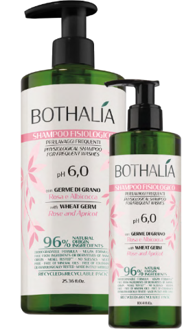НАТУРАЛЕН ШАМПОАН ЗА ЧЕСТА УПОТРЕБА С рН 6,0 Botalia Physiological Shampoo 750ml