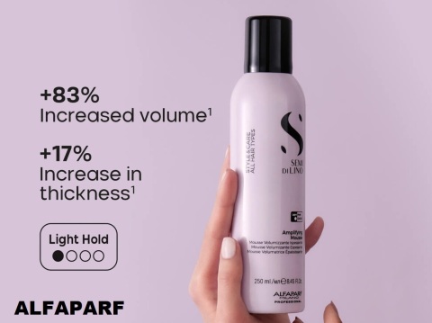 ПЯНА ЗА ОБЕМ И ПЛЪТНОСТ Alfaparf Semi Di Lino Styl Care Amplifying moose 250ml
