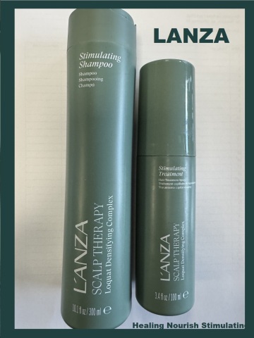 КОМПЛЕКТ ТЕРАПИЯ ПРОТИВ КОСОПАД  LANZA Healing Nourish Stimulating x 2 части