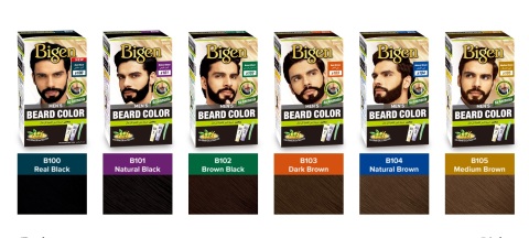 МЪЖКА ЯПОНСКА БЕЗАМОНЯЧНА БОЯ ЗА БРАДА Bigen Men's Beard Color 20ml