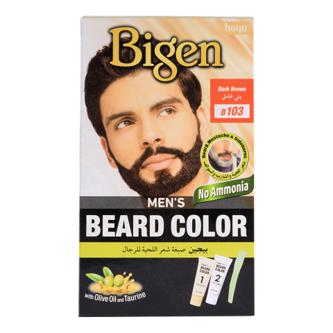 МЪЖКА ЯПОНСКА БЕЗАМОНЯЧНА БОЯ ЗА БРАДА Bigen Men's Beard Color 20ml