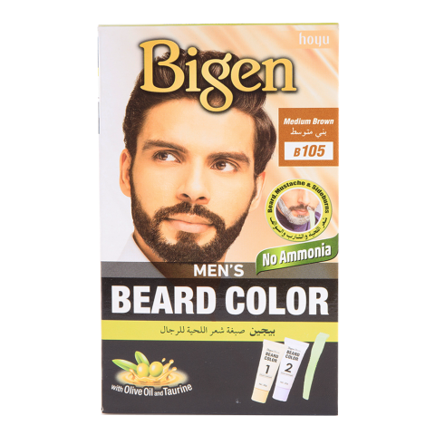 МЪЖКА ЯПОНСКА БЕЗАМОНЯЧНА БОЯ ЗА БРАДА Bigen Men's Beard Color 20ml