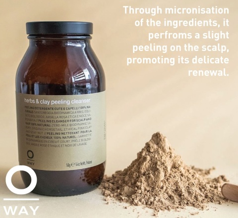ПОЧИСТВАЩА И ДЕТОКСИКИРАЩА СКРАБ OWAY Herbs and clay peeling cleanser