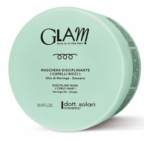 МАСКА ЗА КЪДРАВА КОСА Dott Solari Professional Glam Discipline Mask Curly Hair 500ml