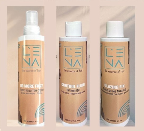 СТИЛИЗИРАЩ ФЛУИД СЪС СИЛНА ФИКСАЦИЯ  L'ena Glazing Fix Mousse No Mousse 200ml